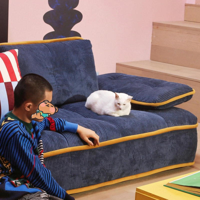 Hokku Designs Dopamine Pixel Modular Movable Backrest Sofa | Wayfair